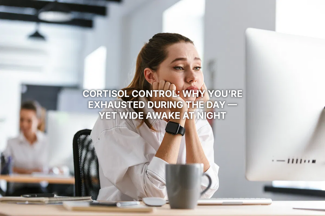 Cortisol Control:  Why You’re Exhausted During the Day — Yet Wide Awake at Night