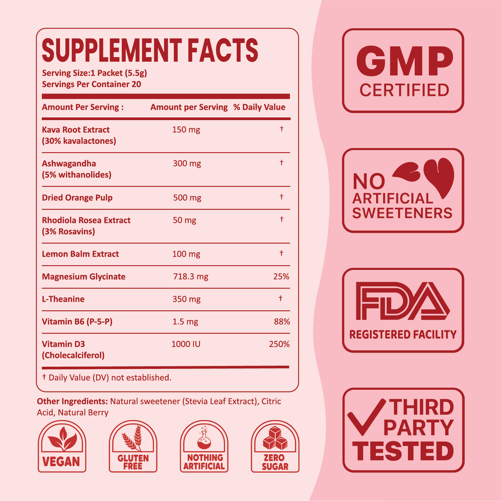 KavaCalm Relaxation Drink Mix