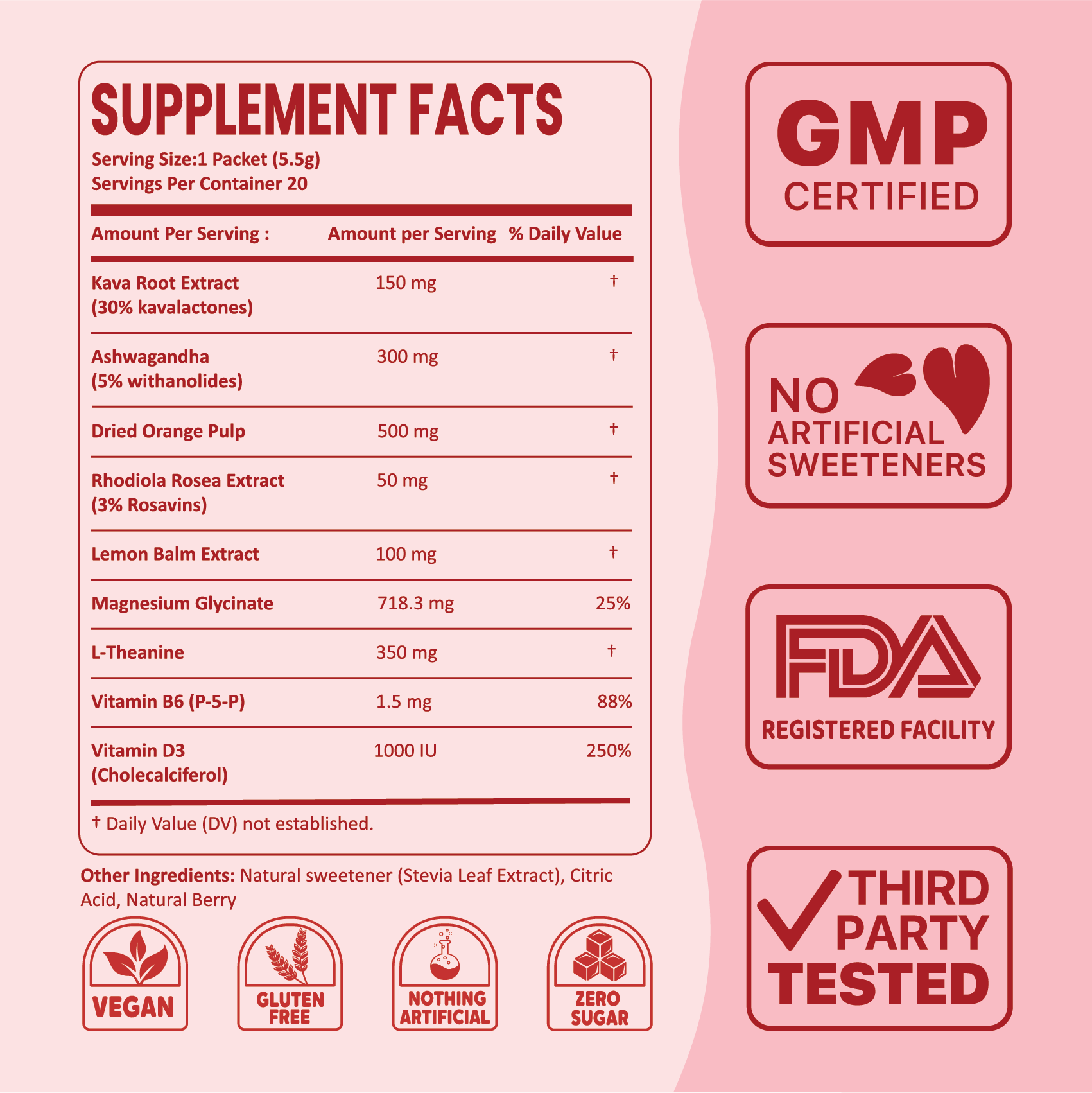 KavaCalm Relaxation Drink Mix